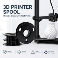 Bobine vide en plastique ABS/PC de 200 mm, 1 kg, pour imprimante 3D, pour filaments PLA, TPU, PETG, rangement soigné, réutilisable, emballage industriel