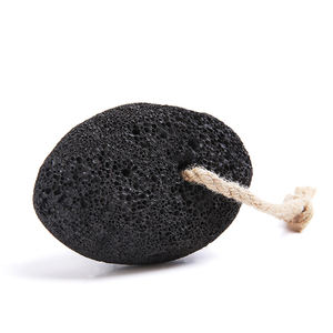 Pierres ponces volcaniques naturelles de haute qualité de haute qualité de forme ovale noire, dernière conception, prix d'usine, vente en gros - Product Image 4