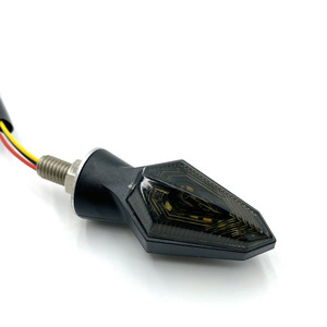 KEBOSIED Moto <span class=keywords><strong>Clignotant</strong></span> <span class=keywords><strong>5</strong></span> LEDS <span class=keywords><strong>Super</strong></span> Bright <span class=keywords><strong>Blanc</strong></span> Jaune Deux Couleurs - Product Image 3
