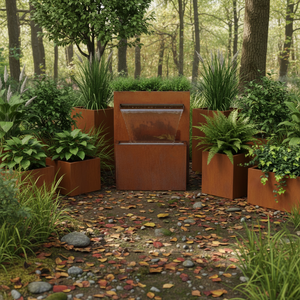 Fournisseur <span class=keywords><strong>en</strong></span> gros de jardinières <span class=keywords><strong>en</strong></span> acier Corten, pots à fleurs <span class=keywords><strong>en</strong></span> métal pour projets de jardinage, grossiste, distributeur, importateur - Product Image 1