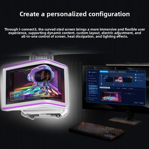 Refroidisseur d'eau pour processeur tout-en-un <span class=keywords><strong>Lian</strong></span> <span class=keywords><strong>Li</strong></span> Stealth Flow 2e génération avec écran OLED incurvé 360ARGB pour boîtier d'ordinateur - Product Image 3