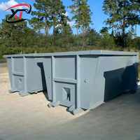 Grande benne à déchets mobile de 20 yards, norme industrielle, grue hydraulique, marque XINTUO, certifiée CE ISO, garantie 1 an, 7,5 kW