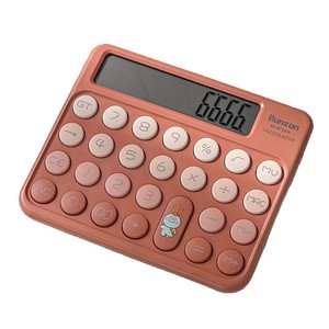 Calculadora Runzon RZ-821pro con Teclado Redondo, Doble Alimentación, Azul, para Estudiantes y Oficina - Product Image 2