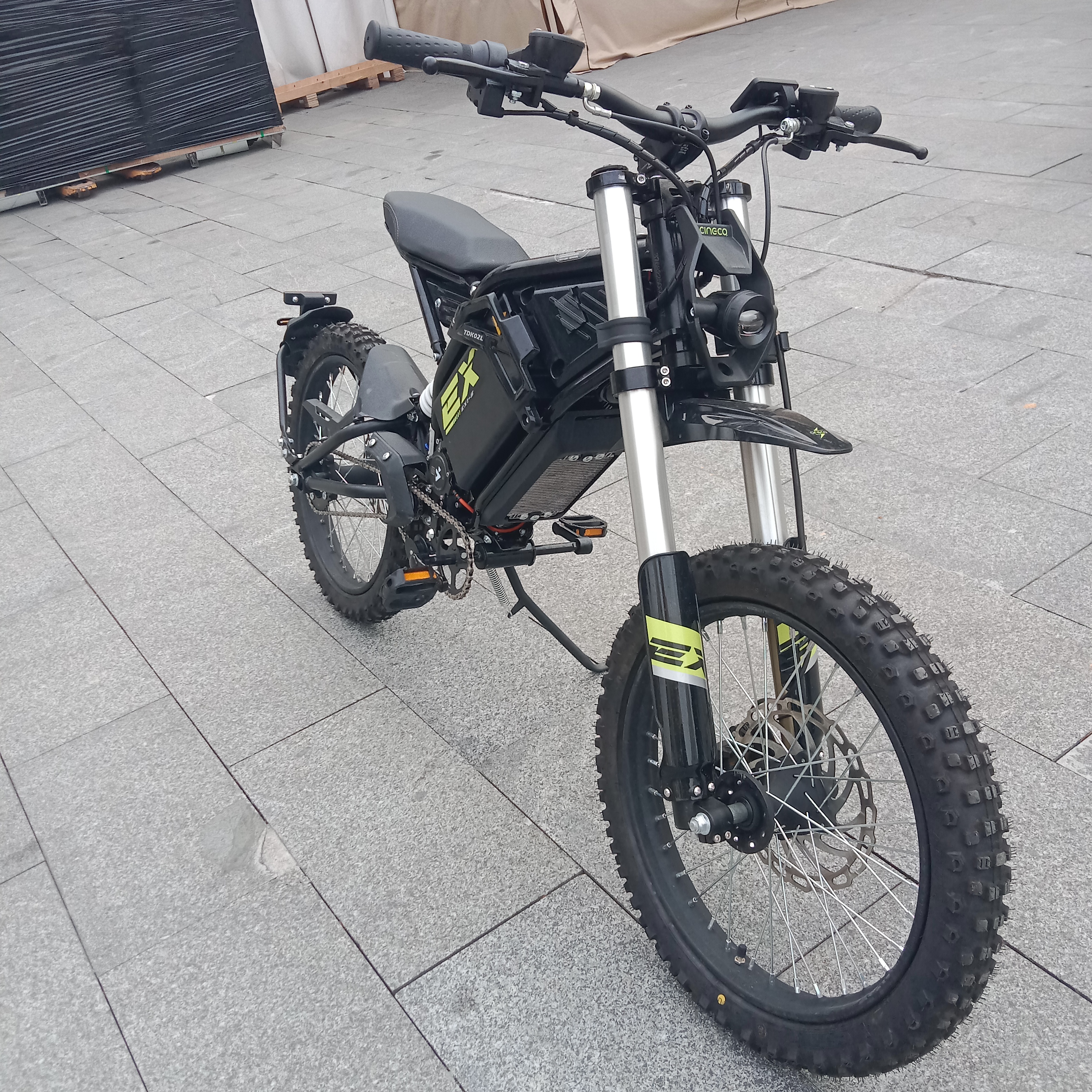 Cineco EX1S Электрический горный велосипед 48 В центральный мотор 60 км литиевая батарея алюминиевый сплав рама дисковые тормоза электрические мотоциклы