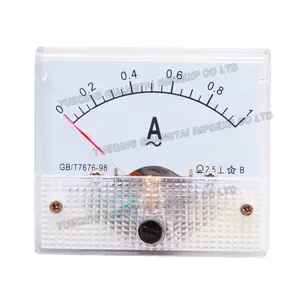 Medidor de panel 85L1 1A de alta calidad, amperímetro micro analógico AC DC