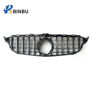 Pour <span class=keywords><strong>Mercedes</strong></span> Benz <span class=keywords><strong>classe</strong></span> <span class=keywords><strong>C</strong></span> gril <span class=keywords><strong>w205</strong></span> coupé pare-chocs <span class=keywords><strong>calandre</strong></span> principale GTR modification de voiture GT style gril kit de carrosserie - Product Image 6