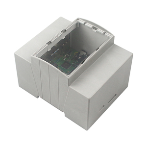 Case ABS para <span class=keywords><strong>Raspberry</strong></span> <span class=keywords><strong>Pi</strong></span> 5/<span class=keywords><strong>4</strong></span>/3 com Montagem em Trilho DIN, Design Modular, Dissipador de Calor de Alumínio Opcional e Ventoinha de Resfriamento, Grande Espaço Interno - Product Image 3