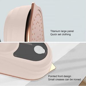Plancha de Ropa Portátil Mini Rotatoria para el Hogar, Plancha Eléctrica de Mano Plegable para Ropa Húmeda y Seca de Aluminio - Product Image 4