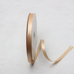 Ruban gros-grain corail uni et double face, lisse, couleurs assorties, personnalisable avec logo, pour badges et nœuds DIY – Stock usine - Product Image 3