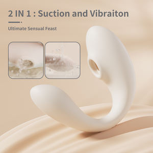 Estimulador de clítoris con Control remoto en forma de <span class=keywords><strong>C</strong></span>, juguetes para adultos para mujer, 10 modos de vibración, punto G, masajeador de pezones portátil de doble Motor - Product Image 2