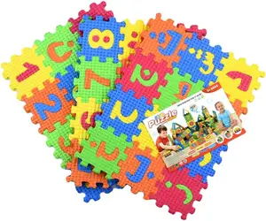 36Pcs/Set Arabic Alphabet Kids Foam Play Mat Colorful EVA Tiles Interlocking Alphabet and Numbers Floor Puzzle