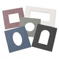 Passe-partout en carton pour cadre photo, découpé sur mesure, multicolore, multi-tailles, pour photos, pour ouvertures décoratives personnalisées