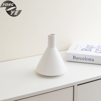Morandi Ins Style Vase nu irrégulier petit cristal décoration de table Vase à fleurs en céramique
