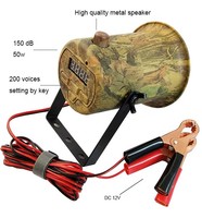 Appel d'oiseaux MP3 pour la chasse avec sons de pigeons et de cailles, haut-parleur intégré 50W, DC12V pour attirer les oiseaux