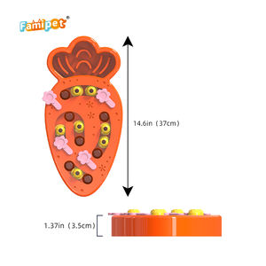 Famipet özel yeni havuç tasarım yavaş besleyici zenginleştirme tedavi dağıtım köpek oyuncak interaktif köpek bulmaca oyuncak - Product Image 2