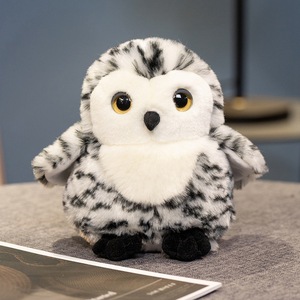 Peluche <span class=keywords><strong>Gufo</strong></span>, Simpatico Giocattolo <span class=keywords><strong>Gufo</strong></span> delle Nevi, Adorabile Animale di Peluche, <span class=keywords><strong>Gufo</strong></span> Bianco Realistico - Product Image 1