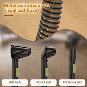 Aspiradora Portátil para Alfombras, Limpiador de Alfombras Doméstico Húmedo y Seco con Potente Succión, Limpieza Profunda de Manchas, Aspiradora para Sofás, Asientos de Coche y Alfombras - Product Image 4