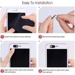 Autocollant de confidentialité pour objectif d'ordinateur portable et tablette, cache-webcam universel pour télé<span class=keywords><strong>phone</strong></span> portable, protection de caméra de télé<span class=keywords><strong>phone</strong></span> mobile - Product Image 4