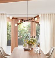 Lámpara de techo colgante minimalista industrial, pequeño colgante decorativo para dormitorio y sala de estar con base de bombilla E12