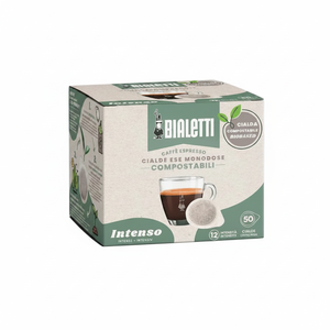 Set di 50 Cialde Riutilizzabili in Carta Bialetti Intense Blend ESE 44mm, 0,13 € per Cialda - Product Image 2