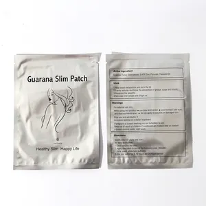 High quality 100% all natural guarana upper body arms slimming diet detox patch