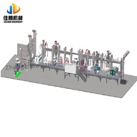 Ligne complète de machines de décorticage de riz 80TPD, usine industrielle de traitement du riz avec système de polissage, de calibrage et d'emballage