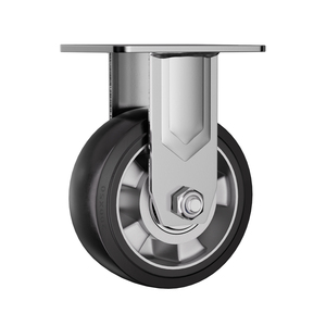 Schwerlast Industrie-Schwenkrolle 4 Zoll <span class=keywords><strong>5</strong></span> Zoll 6 Zoll Schwarzes Gummi-Lenkrad - Product Image 2