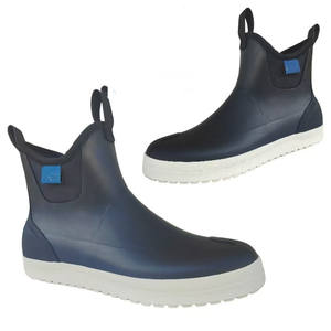 Botines de goma anchos antideslizantes reforzados impermeables de <span class=keywords><strong>alta</strong></span> calidad para hombre, botas de cubierta, botas de pesca - Product Image 6