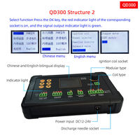 Testeur de Défauts Automobile QD300 pour Actionneurs, Électrovannes, Injecteurs CRIN, Bobines d'Allumage et Moteurs Pas à Pas