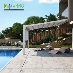 Pergola pliante imperméable à commande à distance <span class=keywords><strong>de</strong></span> conception moderne, auvent <span class=keywords><strong>de</strong></span> jardin - Product Image 1