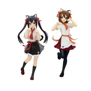 Figurines décoratives d'<span class=keywords><strong>anime</strong></span> en PVC des personnages de dessins animés <span class=keywords><strong>K</strong></span>-<span class=keywords><strong>On</strong></span> Cat Girl Hirazawa Yui et Nakano Azusa, livraison en gros/agent - Product Image 5