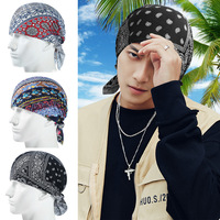Chapeau Foulard Pirate Unisexe Printemps/Automne Fin Respirant Polyester/Coton Motif Imprimé Pétales de Fleurs Simple Couche