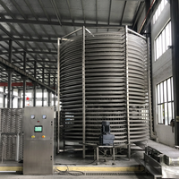 Industriële koelmachines voor snelvriezen, blastvriezers, IQF-tunnels, spiraalvriezers voor diepvriesfruit, -groenten, -vis en -vlees