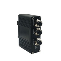 Injecteur PoE Gigabit 802.3at Industriel 10/100/1000M 30W Alimentation par Ethernet Injecteur Connecteur M12