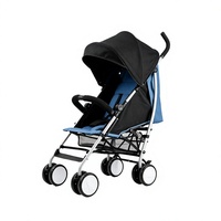Poussette bébé pliable légère, compacte, pour voyage en avion, facile à transporter