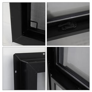 Fenêtres en vinyle noir Fenêtres en verre trempé à double vitrage de haute qualité - Product Image 5