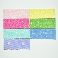 Dreidimensionales Glitzerleder, Dekorationsstoff für Kinder