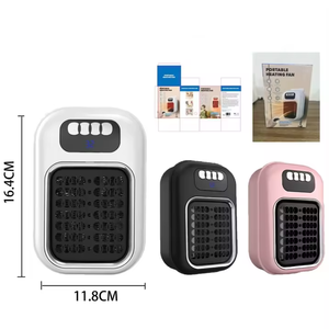 Mini Xách Tay Treo Tường Nhà Điện Nóng Sưởi Ấm Người Quạt Sưởi Ấm Nhanh Chóng Sưởi Ấm Hiển Thị Kỹ Thuật Số Thời gian Ptc Sưởi Ấm Dây Nóng - Product Image 6