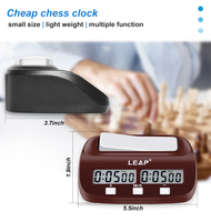 Minuteur d'échecs numérique de base Delay Bonus, Horloge d'échecs numérique à prix abordable, Minuteries d'échecs