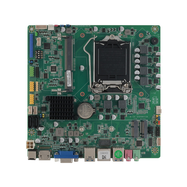 Mini Itx Motherboard LGA1151 H110 Intel Core I3 I5 I7 6th 7th 8th 9th Gen DDR3L M.2 NVme SATA DP  LVDS Mainboard