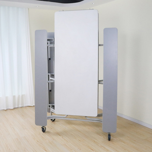 Mesa de comedor plegable, cafetería escolar, ahorra espacio, conveniente para limpiar, impermeable - Product Image 2