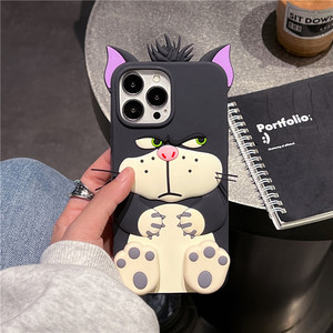 Funda protectora Lucifer Cat <span class=keywords><strong>Pop</strong></span>-<span class=keywords><strong>Socket</strong></span> para <span class=keywords><strong>iPhone</strong></span> 17 16 15 14 13 12 <span class=keywords><strong>11</strong></span> <span class=keywords><strong>Pro</strong></span> Max <span class=keywords><strong>Pro</strong></span> Plus funda de silicona para teléfono a prueba de caídas - Product Image 6