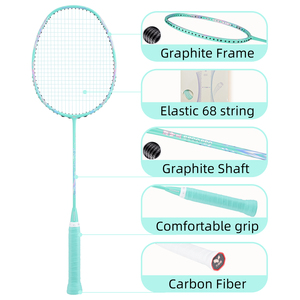 Raquette de <span class=keywords><strong>badminton</strong></span> ultra-légère HM, manche en graphite, haute qualité - Product Image 3