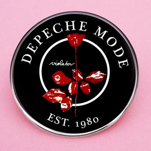 Broche tendance Depeche Mode, épinglette populaire et innovante, emblème en alliage métallique plaqué quartz - Product Image 2