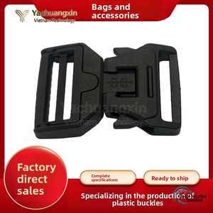 Plastic <b>Adjustable</b> Buckle with C-C Debossed Text for <b>Strap</b> Use - Product Image 2