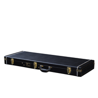 WC20-RE usine OEM personnalisé guitare basse électrique PVC cuir étuis en bois instrument étuis à musique pour guitare