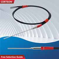 FRS-410 M4 Fiber Optic Sensor Diffuse Reflective Fiber Optic Probe PMMA Stainless Steel for EX DN10 Amplifier