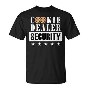 Camiseta de seguridad Cookie Dealer para amantes de las galletas Scout Cookie Girl Baker - Product Image 1