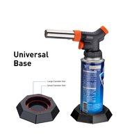 Tête de torche de bidon de gaz portable de luxe chalumeau polyvalent pour souder le camping culinaire et le briquet de torche d'allumage de barbecue