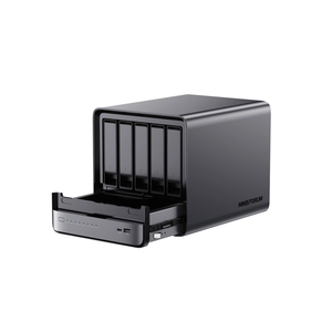 มินิพีซี Chipboard Minisforum N5 AI Flagship 7 พร้อมช่องใส่ฮาร์ดดิสก์ 5 ช่อง รองรับ NAS 10Gbe สำหรับการศึกษาและการเรียนรู้ รุ่น 255 MINISFORUM N5 AI NAS, MINISFORUM N5 A - Product Image 3